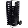 XL Firewood Cart with Wheels – Heavy Duty Rolling Log Rack for Indoors/Outdoors – 200 lb Capacity, Rustproof Steel, 41" Handle - 3 of 4