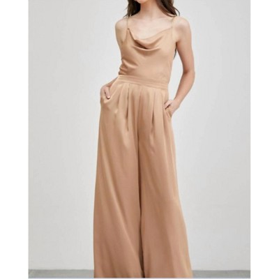 Women's Cowl Neck Jumpsuit - DO+BE