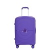 FURNIinspire Bag and Luggage Sets 3 Piece Family Travel Suitcase Set with Wheels, Stylish Lightweight Carry On Luggage, Purple, 19.29"*12"*29.13" - 3 of 4