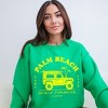 Simply Sage Market Women's Graphic Sweatshirt Palm Beach Truck - 2 of 3