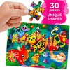QUOKKA 30 Pieces Puzzles for Kids 3 4 5 - 4x Toddler Puzzle Set, Educational Toys for Boy and Girl - 3 of 4