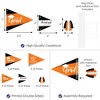 Big Dot of Happiness Orange Grad - Best is Yet to Come - Triangle Orange Graduation Party Photo Props - Pennant Flag Centerpieces - Set of 20 - 3 of 4