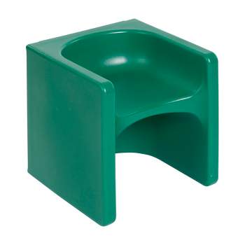 ECR4Kids Tri-Me Adaptable Kids Cube Chair, Indoor Outdoor Plastic, 3-in-1 Multipurpose Table/Seat