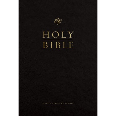 ESV Pew and Worship Bible, Large Print (Black) - (Hardcover)
