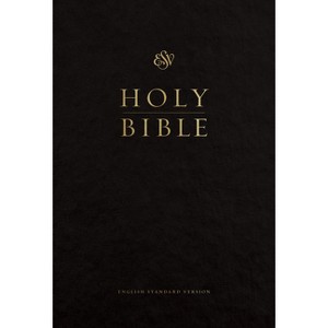 ESV Pew and Worship Bible, Large Print (Black) - (Hardcover) - 1 of 1