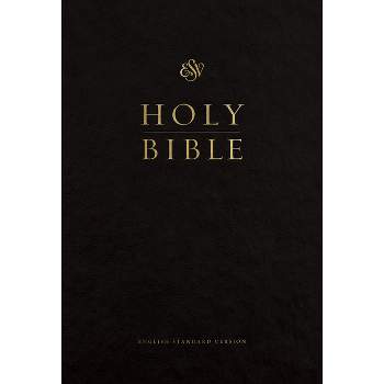 ESV Pew and Worship Bible, Large Print (Black) - (Hardcover)