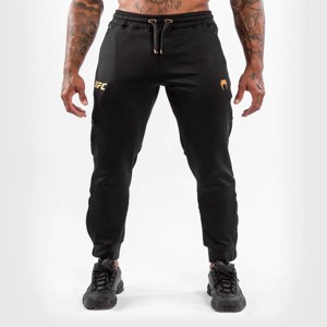 Venum UFC Authentic Fight Night Walkout Jogger Pants - Black/Gold - 1 of 2