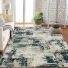 Area Rug Abstract Washable Living Room Rug, Non-Slip Carpet Soft Vintage Accent for Kitchen Bedroom Laundry - 2 of 4