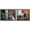 PosterPalooza | Panoramic Textured Black Picture Frame - UV Acrylic, Foam Board Backing, Hanging Hardware - 2 of 4