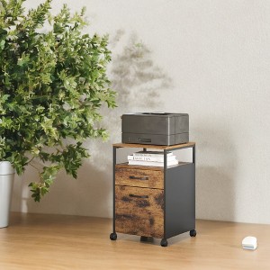 Filing Cabinet with Wheels, File Cabinet, 2 Drawers - 1 of 4