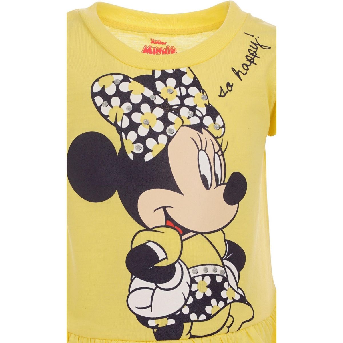Disney Minnie Mouse Peplum T-Shirt and Bike Shorts Outfit Set Infant to Big Kid - thumbnail 6