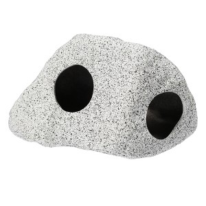 Unique Bargains Ceramic Aquarium Fish Tank Decoration Hideaway Rock Cave Gray 4.92x3.74x3.27 Inches - 1 of 4