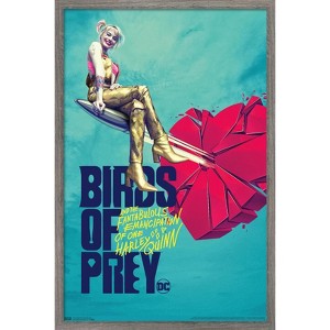 Trends International DC Comics Movie - Birds Of Prey - Heart Framed Wall Poster Prints - 1 of 4