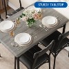 Garvee Dining Table Set for 4, Kitchen Table and Chairs for 4 with Upholstered Chairs, 5 Piece Rectangular Kitchen Table Set, - 4 of 4