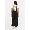 Women's Ribbon Back Waffle Jumpsuit - mono b - 3 of 4
