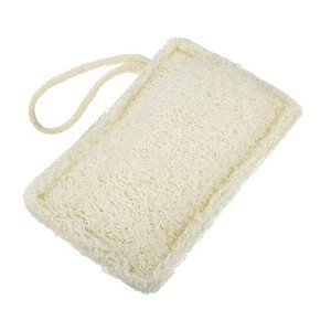 Unique Bargains Bathroom Loofah Pad Brush 4.45"x2.87" Beige 1 Pc - 1 of 4