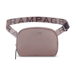 Rampage Women's Fashion Nylon Belt Bag - Travel Waist Pack, Trendy Fashionable Fanny Packs For Women, Crossbody Belt Bags - 1 of 3