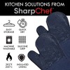 SharpChef Heat and Slip Resistant Silicone Oven Mitt and Pot Holder Set, Soft Cotton Lining, Waterproof, BPA-Free,2 Count - 2 of 4