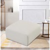 Meridian Furniture,Arc Vegan Leather Ottoman - 2 of 4