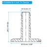 Unique Bargains 304 Stainless Steel Sanitary Fittings Tri Clamps to Hose Barbed Adapters - 2 of 4