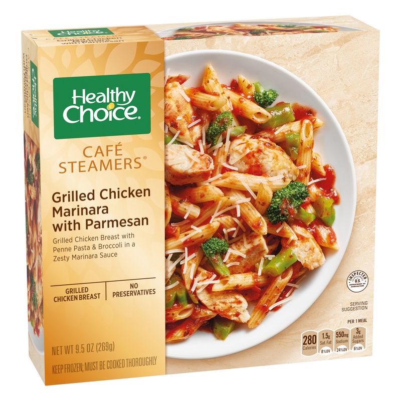 Healthy Choice Caf&#233; Steamers Frozen Grilled Chicken Marinara with Parmesan - 10oz, 3 of 5