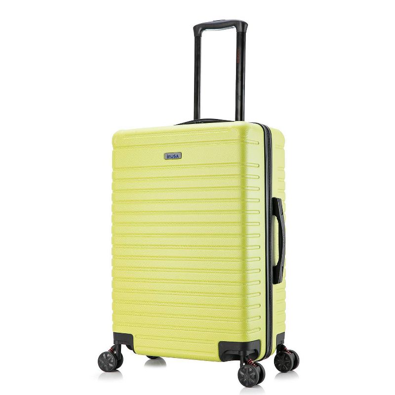 InUSA Deep Lightweight Hardside Medium Checked Spinner Suitcase, 1 of 19