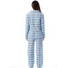 Just Love Womens Cozy Flannel Pajama Set  Warm, Long Sleeve Winter Sleepwear - 3 of 3