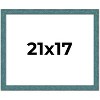PosterPalooza | Simple Blue Picture Frame - UV Acrylic, Backing Board, Hanging Hardware Included - 2 of 4