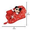 Disney Baby Mickey Mouse Snuggle Stuffed Animal 13.18 X 13.18 Inch Security Blanket Toy - 4 of 4