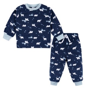 Gerber Baby and Toddler Boys' Fleece Pajamas - 2-Piece - 1 of 4