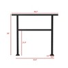 FUFU&GAGA Durable Metal Handrail for Stairs �?Fits 3 to 5 Steps, Ideal for Porch, Patio, and Outdoor Use - 4 of 4