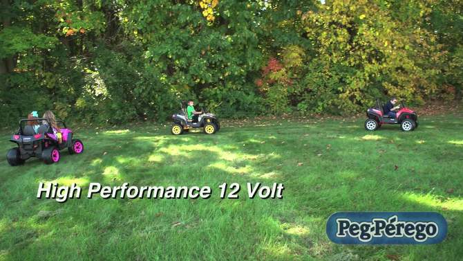 Peg Perego 12V Polaris RZR 900 Powered Ride-On - Camo, 2 of 8, play video