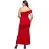 Womens Formal One Shoulder Bodycon Rouched Mermaid Maxi Dress - 24seven Comfort Apparel™ - 3 of 4