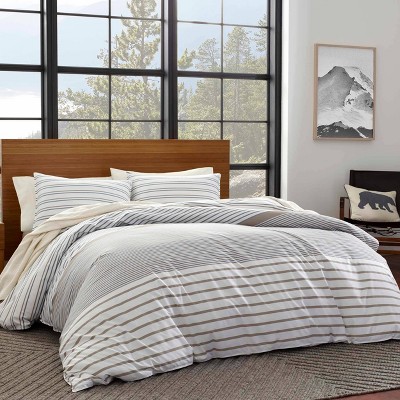 Eddie Bauer Cooper Stripe Duvet Cover \u0026 