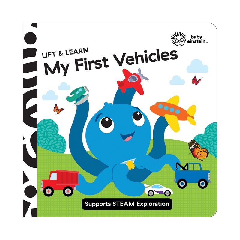 Baby Einstein: My First Vehicles Lift & Learn - by  Pi Kids (Board Book), 1 of 2