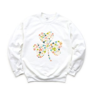 Simply Sage Market Women's Graphic Sweatshirt Color Shamrocks - 1 of 4