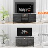 Gikpal Dresser TV Stand for 50 inch TV, Wide Dressers & Chests of Drawers with Charging Station & 4 PU Drawers Storage, Console Sofa Table for Bedroom - 4 of 4