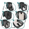 PetAmi Expandable Pet Backpack Carrier for Dog Cat, Airline Approved Travel Hiking Carrying Small Medium Puppy Kitten Extended Back Pack - 3 of 4