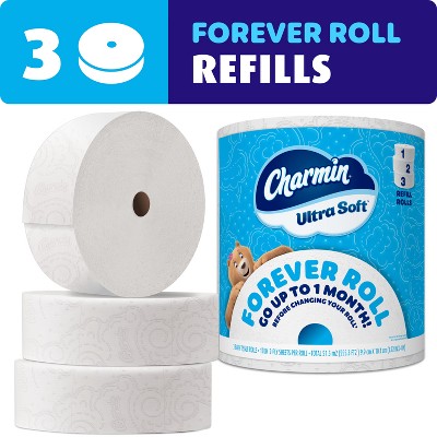 Charmin Ultra Soft Toilet Paper Forever Roll - Thumbnail 2