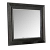 Royal Hampton Dresser Mirror, Black Solid Wood, Rectangular Silhouette, 40x46 - 2 of 4