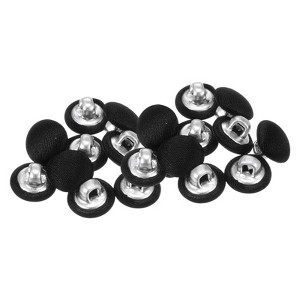 Unique Bargains Cloth Covered Aluminum Sewing Buttons 20 Pcs - 1 of 4