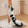 unipaws Wood Cat Tree – Partial / Full Sisal Scratching Post & Plush Perch - 2 of 4