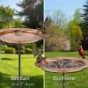 Good Directions 33" Greek Copper Fairy Bird Bath & Garden Pole - Copper - 2 of 4