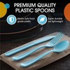 Exquisite Heavy Duty Solid Color Plastic Spoons-100 Count - 4 of 4