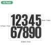 Unique Bargains Vinyl Waterproof Self-Adhesive Mailbox Number Stickers 12 Sheets - 3 of 4