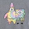 Women's - SpongeBob SquarePants - SpongeBob & Patrick Tie Dye Short Sleeve Graphic T-Shirt - 2 of 4