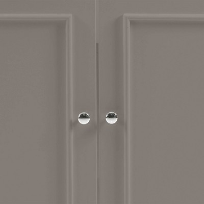 Gray 30-Inch Freestanding Bathroom Vanity with Soft-Close Doors