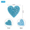 Unique Bargains Heart Rhinestone Cloth Sew on Applique Patches - 2 of 4