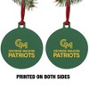 George Mason University Primary Logo Aluminum Holiday Christmas Tree Ornament - 2 of 4