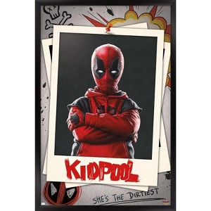 Trends International Marvel Deadpool & Wolverine - Kidpool Framed Wall Poster Prints - 1 of 4